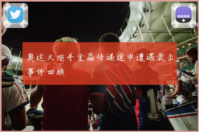 奥运火炬手金晶传递途中遭遇袭击事件回顾