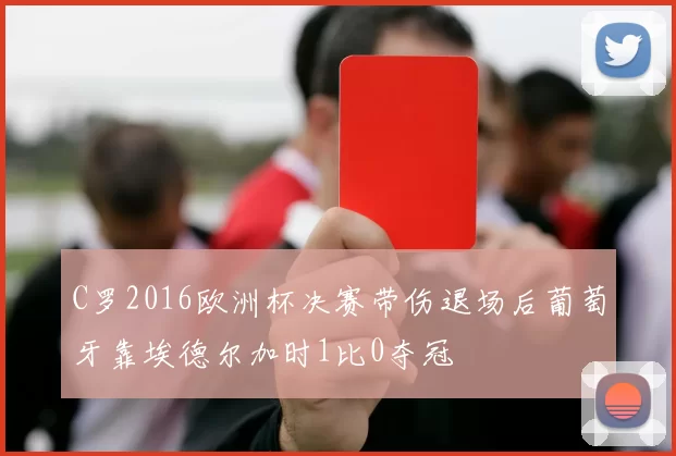 C罗2016欧洲杯决赛带伤退场后葡萄牙靠埃德尔加时1比0夺冠